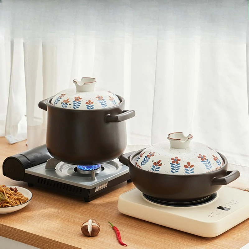 

Универсальная кастрюля Hxl - керамическая, жаропрочная, идеально подходит для супов и рагу (не трескается даже при сухом нагреве).