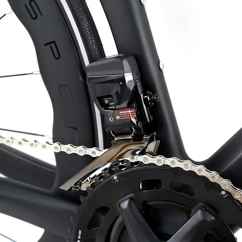 24 Speed Carbon Fiber Road Bike Electronic Shifting Full Hydraulic Disc Brakes Professional Racing Cycling Bicycle Equipment view 4