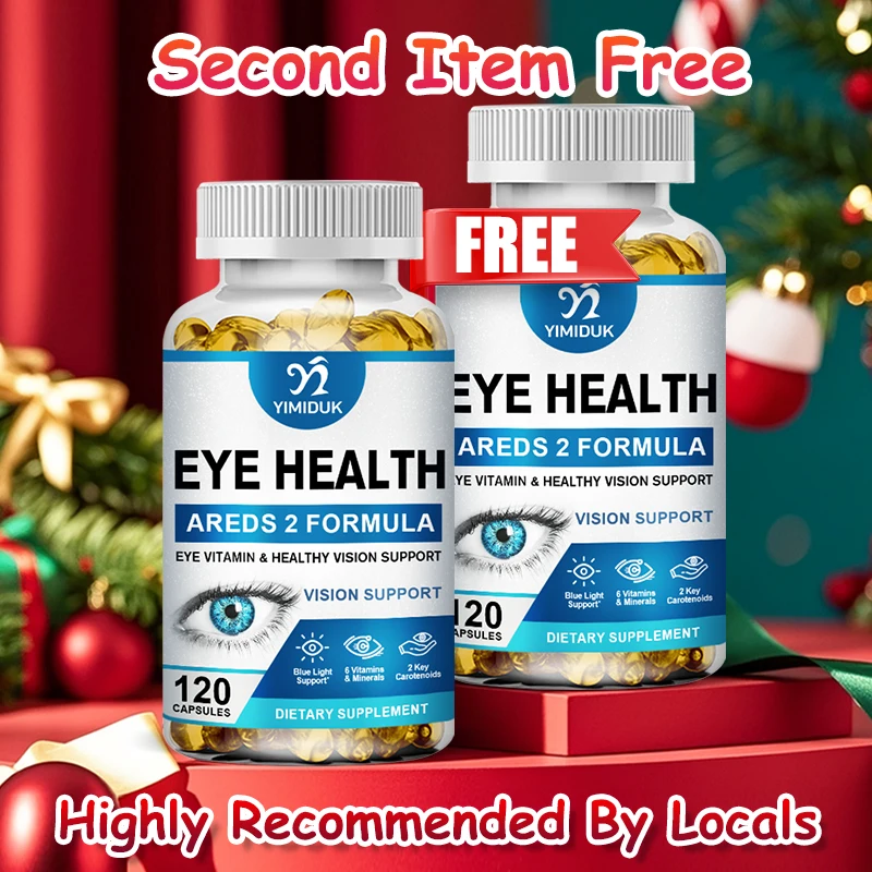 

Eye Health Supplement, with Vitamins C & E, Zeaxanthin, Zinc, for Eye Strain & Fatigue, Dry Eyes & Enhances Night Vision, Retina