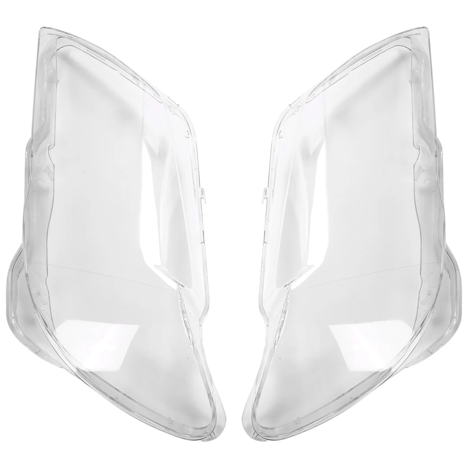 

2Pcs Car Clear Headlight Lens Shell Cover Replacement Light Lamp Cover for 7 E65 E66