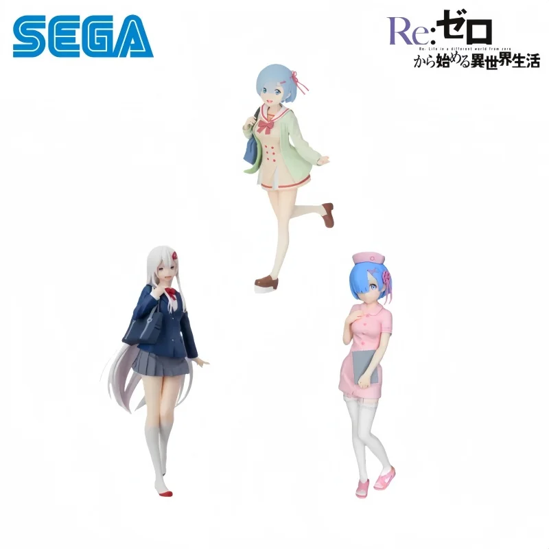 Sega En stock Boîte d'origine Garage Kit Model Re Zero Starting Life In Another World Echidna Personnages d'anime Statue de collection