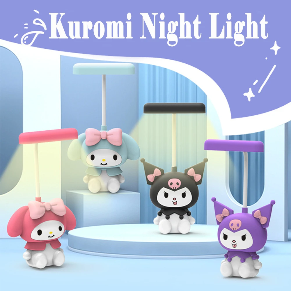 Sanrio Night Light Luminous Children\'s Toy Bedside Lamp Anime Cartoon Kuromi Cinnamoroll Cute student Children\'s Gift Gift