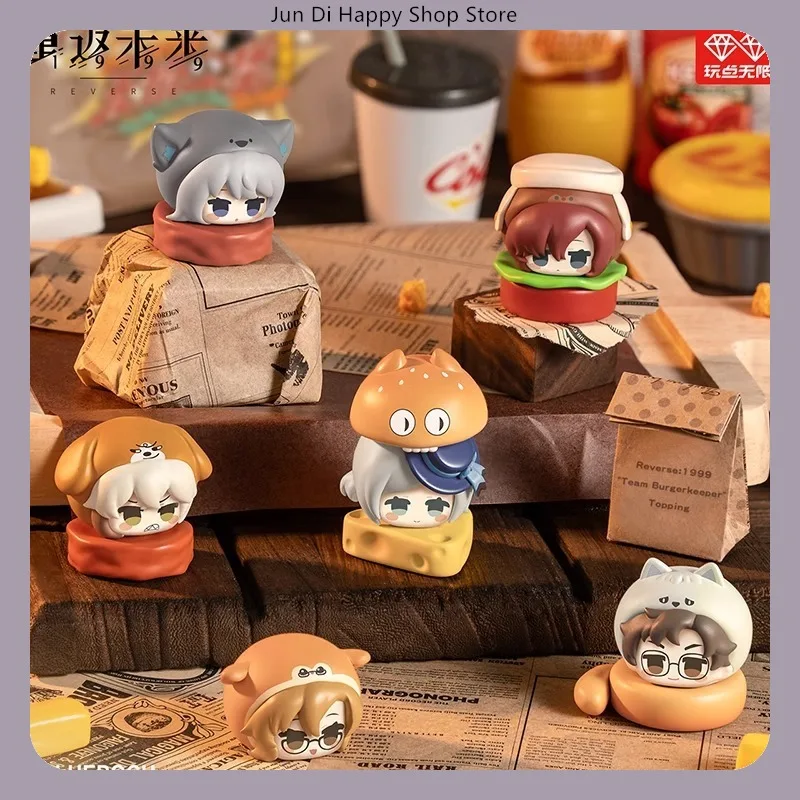 

​ Слепая коробка, реверс: 1999 серия Priceless Burger, милая фигурка, коллекция мультфильмов, украшение для дома, подарки-сюрпризы ​