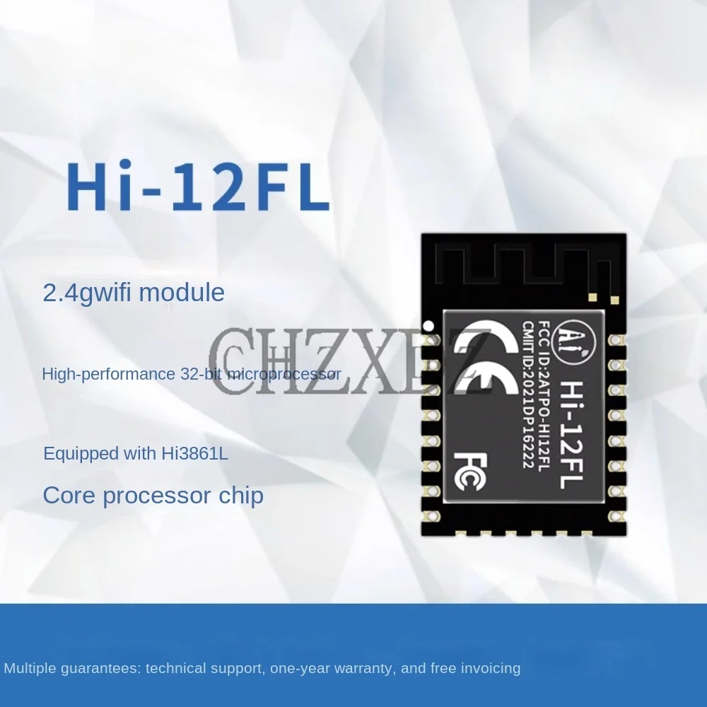 100% Original Ultra Low Power WiFi Module Equipped With Hi3861LBuilt-in Chip/PCB Onboard Antenna Hi-12FL Module