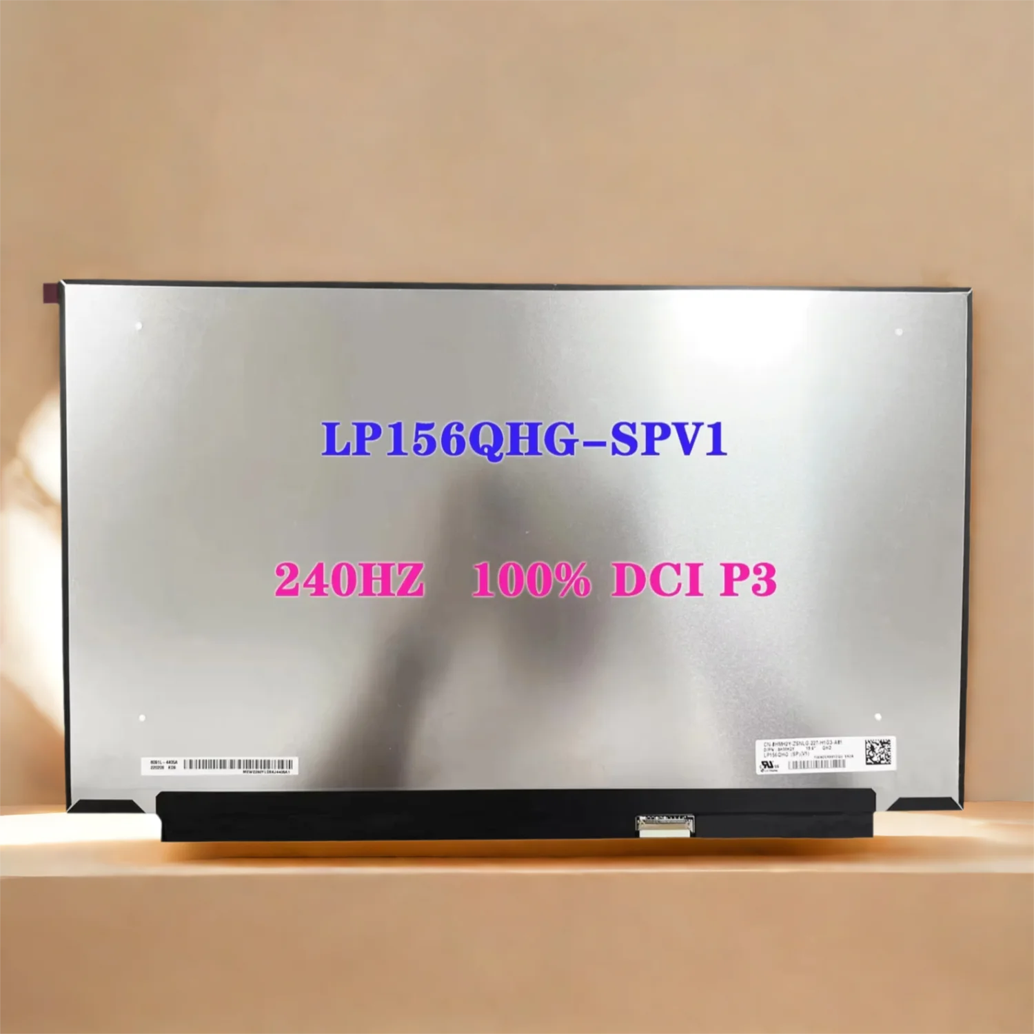 

LP156QHG-SPV1 QHD 15,6-дюймовый ЖК-экран для ноутбука 240 Гц 100% DCI-P3 2560x1440 IPS-дисплей Матричная панель 2K EDP 40Pin