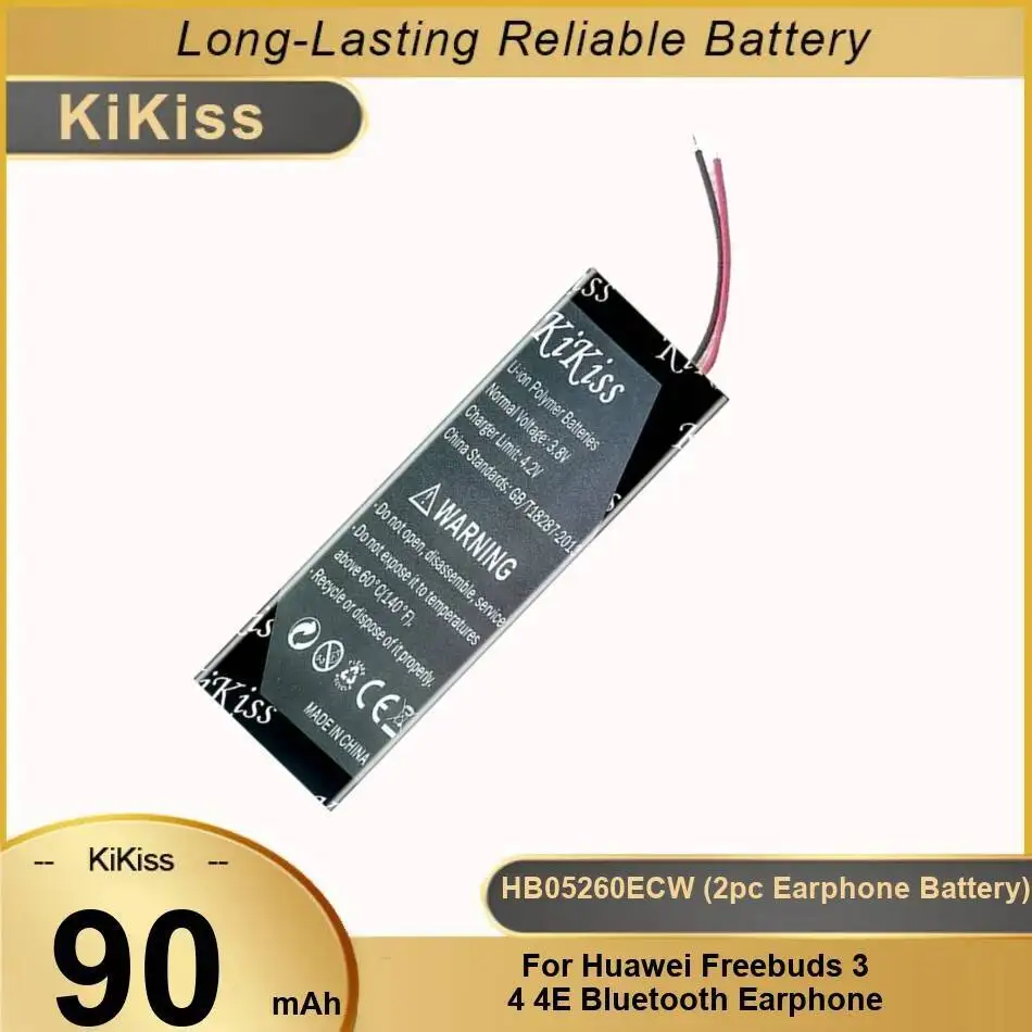 

Для Huawei Freebuds 3 4 4E Bluetooth наушники HB05260ECW 2 шт. батарея легкий вес 90 мАч