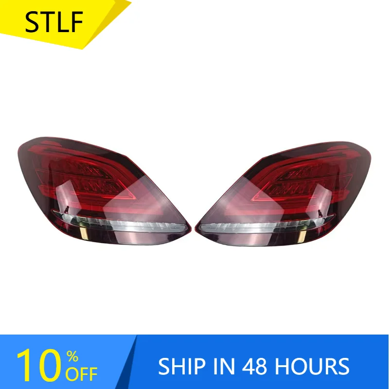 

STLFCar Rear Lights Stop Lamp Brake Signal Taillights 2059067103 2059067203 for Mercedes Benz W205 C63 C300 C180 C200 C260