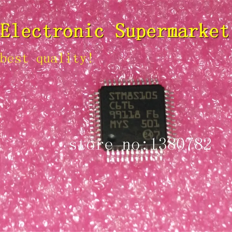 Free Shipping 50pcs/lots STM8S105C6T6 STM8S105 TQFP-48 New original IC In stock!