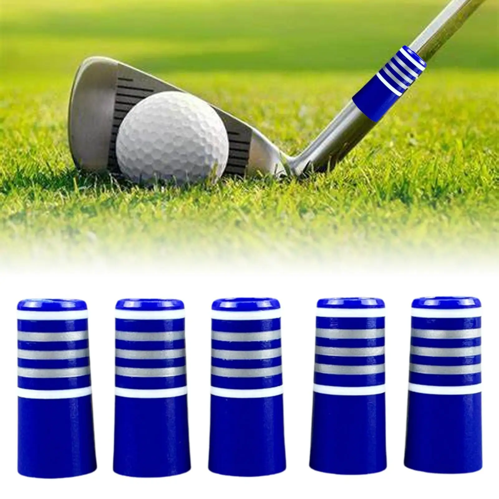 

5Pcs Golf Iron Ferrules for Iron Wedge Premium Lightweight Golf Accessories Golf