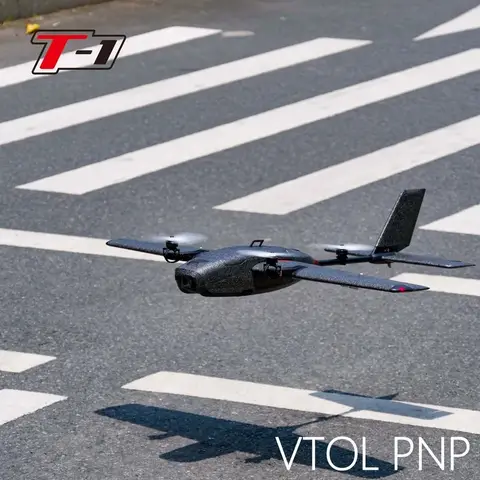 Heewing Assassin T-1 Vtol Vertical Takeoff Pnp With Flight Control Fpv Fixed Wing Y3 Vertical Takeoff And Landing Aircraft