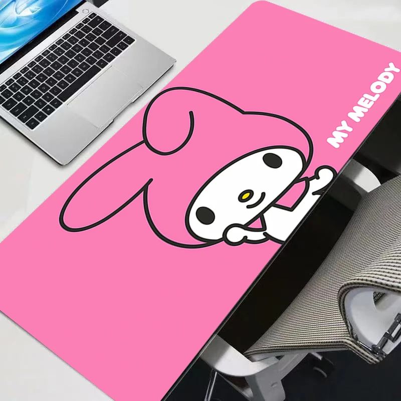 Mouse pad my melody notbook computador tipo velocidade varpet tapete para e-sports jogadores portátil teclado mousepad escritório pc tapete de mesa