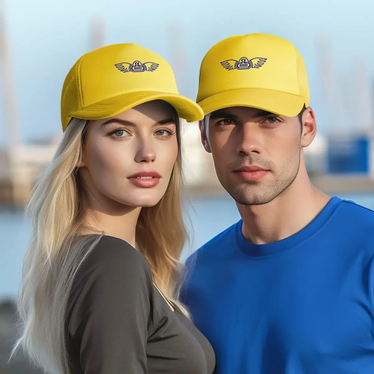 SE Bikes Bmx شعار شبكة قبعات البيسبول Snapback قبعات البيسبول الموضة تنفس عادية Casquette في الهواء الطلق للرجال والنساء