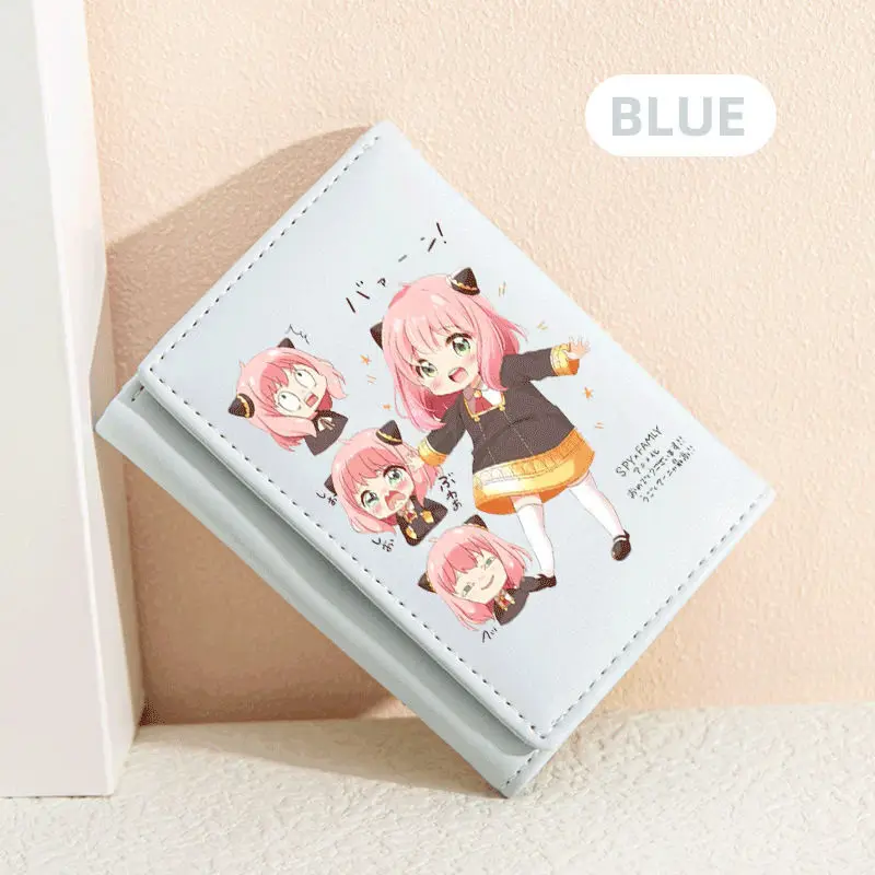 

Spy X Family Merchandise Cute Cartoon Wallet Short Coin Purse Ins Aniya Anime Two-Dimensional Anime