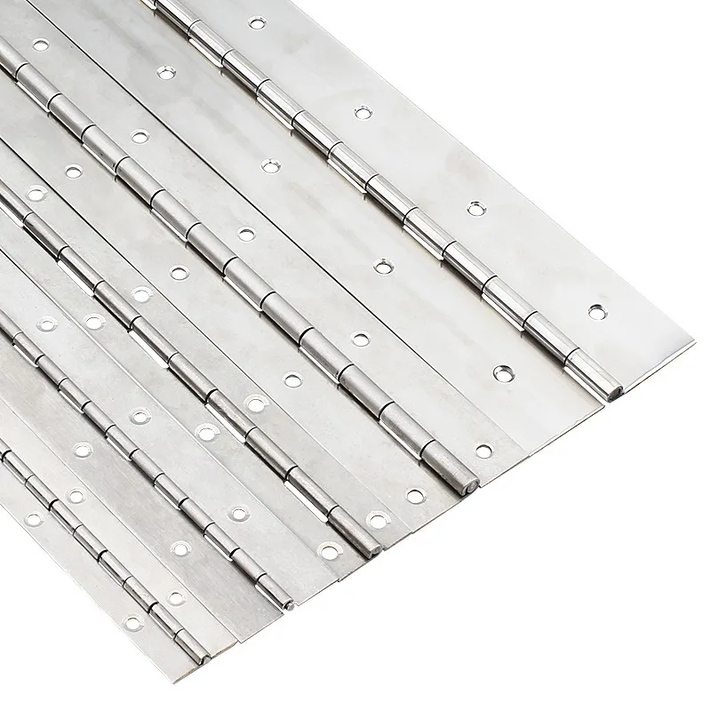 

6in-20in Piano Hinges Heavy Duty Stainless Steel 304 Continuous Hinge Long Cabinet Cupboard Furniture 2pcs 8in 10in 12in 16in