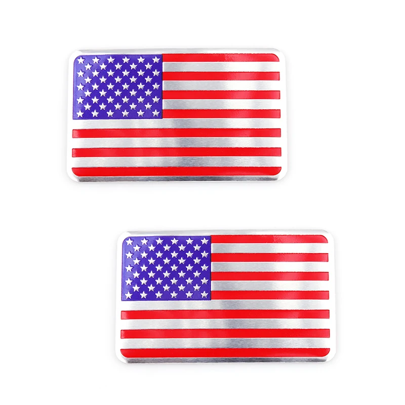 3D United States Flag Car Sticker Car Tools Emblem Badge Suitable for All Cars Decoation Car Accessories Stickers