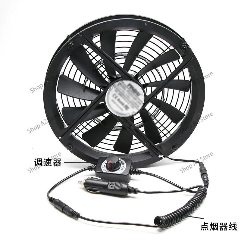 12V High Airflow 25030 RV Exhaust Fan 25CM, Portable Ventilation Cooling Fan for Self-Driving Travel Camper, Easy Installation