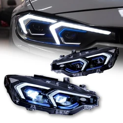 Światła samochodowe do BMW serii 3 F30 Reflektor F35 2013-2019 LED Światła przednie projektora DRL Dynamiczne kierunkowskazy Akcesoria samochodowe