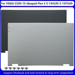 Nowy dla Lenovo ideapad Flex 5 5-15IIL05 5-15ITL05 joga C550-15 LCD tylna pokrywa A Shell 460.0K10Z.0001 5CB0Y85681 5CB0Y85680