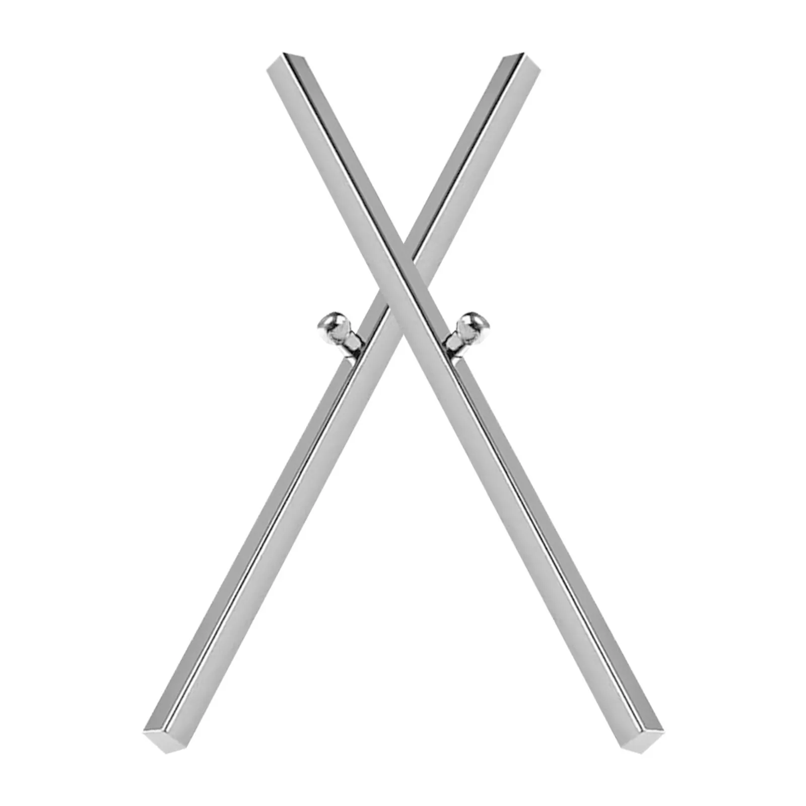 2Pcs Stainless Steel Paperweight Chinese Calligraphy Paperweight Elegant Desk Accessory Corrosion Resistant Easy Clean