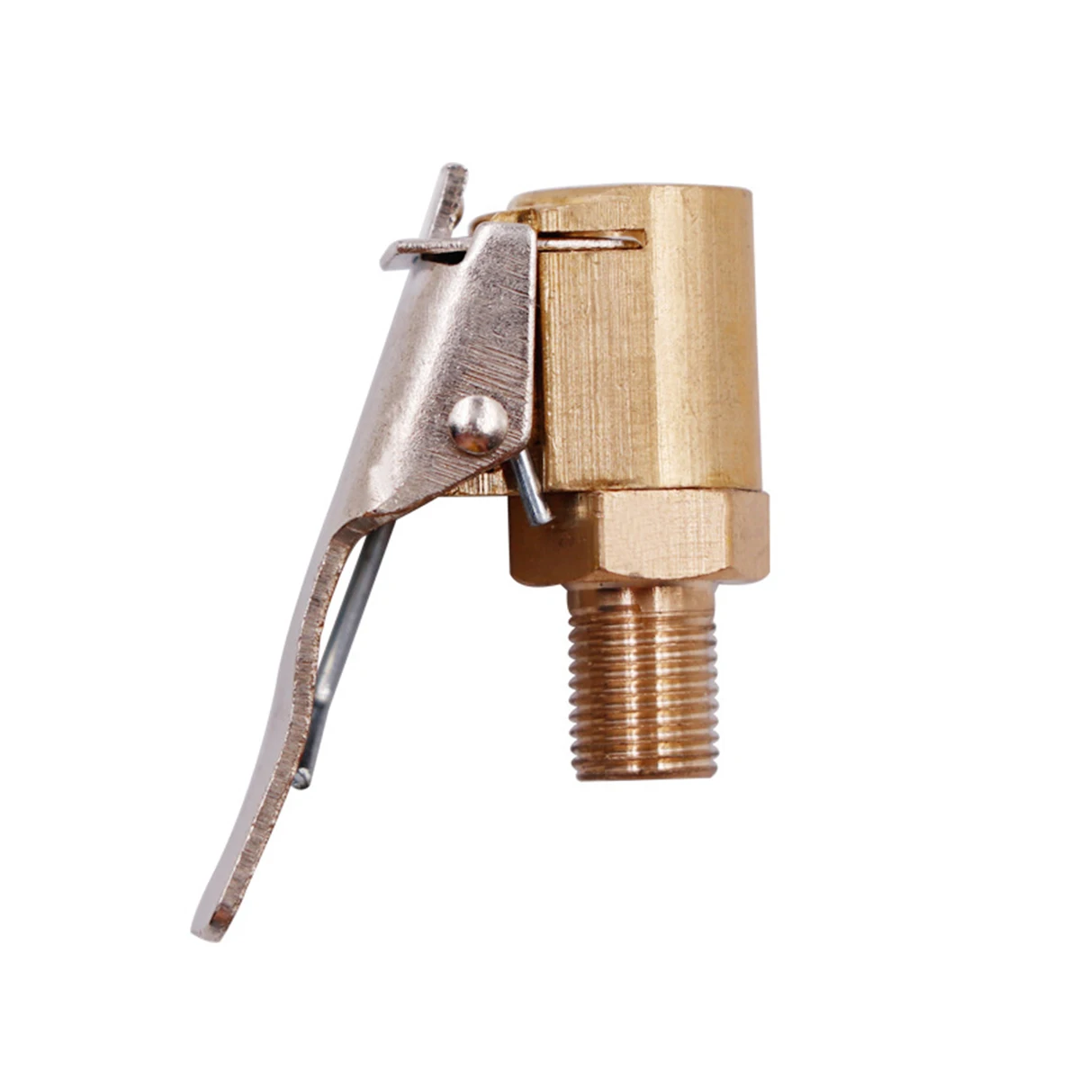 سيارة الإطارات قابض هوائي السيارات النحاس 8 مللي متر مضخة نفخ صمام موصل كليب محول ل نافخة التغيير السريع مشبك للرأس موصل #4