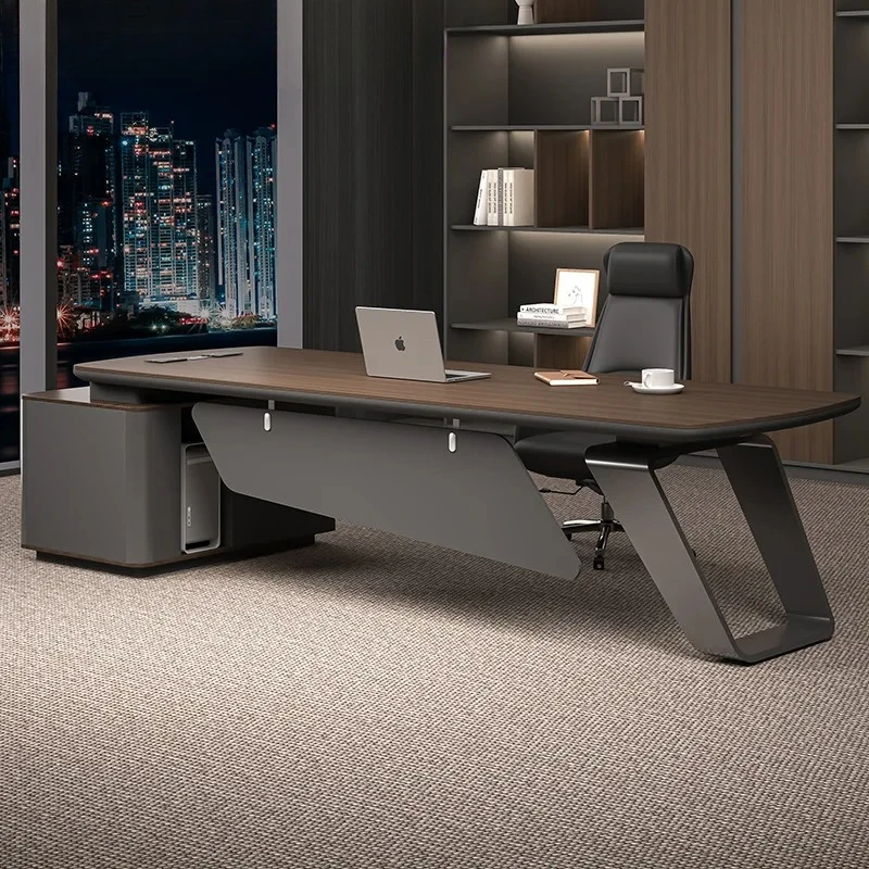 

Стол руководителя B: Роскошный, простой, современный офисный стол для начальника