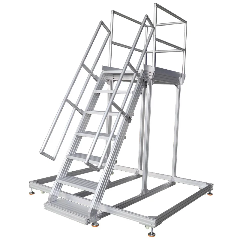 Aluminum Alloy Bridge Platform Ladder Folding