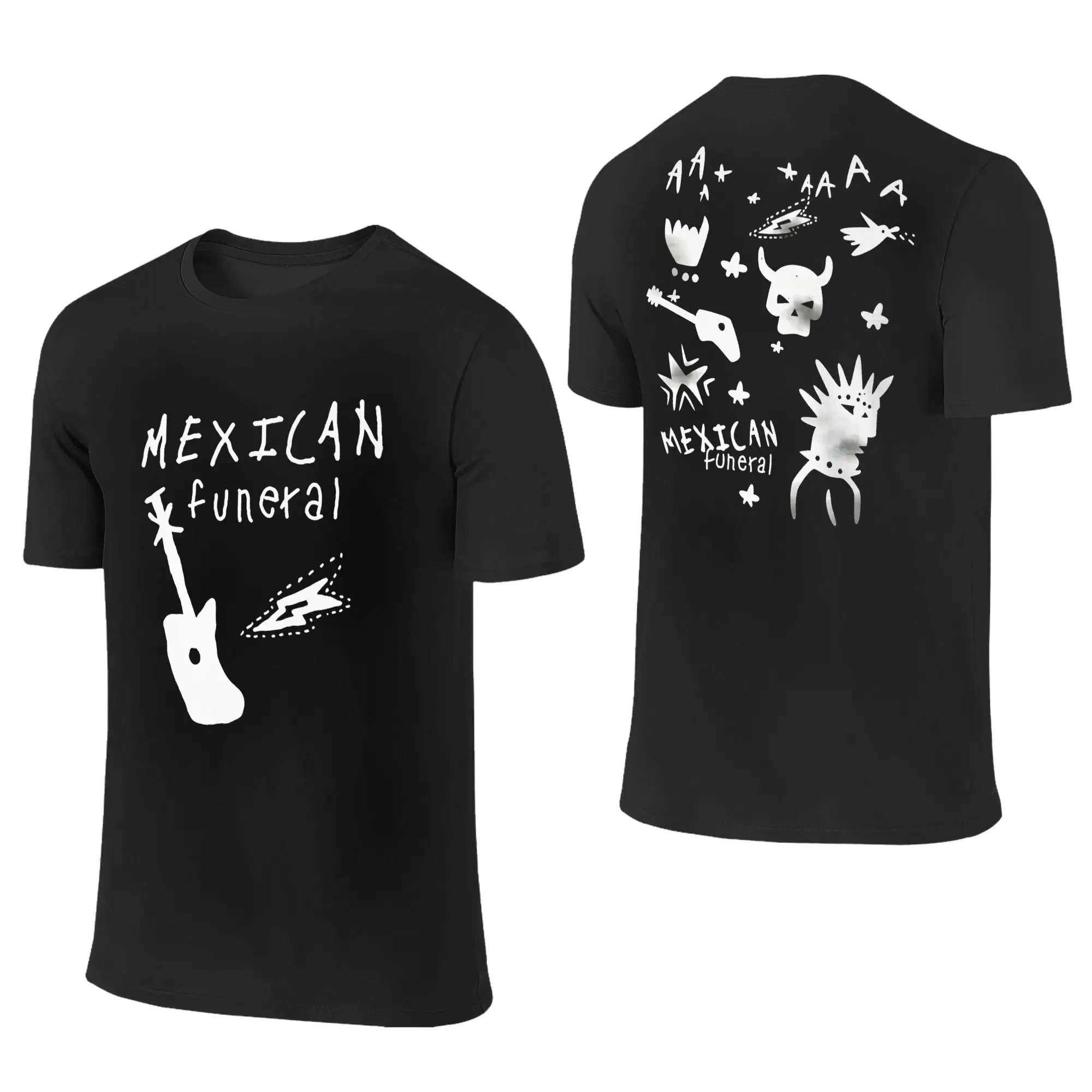 Mexican funeral Dirk Gently band T Shirt  Harajuku T-Shirts Short Sleeve Awesome Tops Summer Pure Cotton O-Neck Oversize Clothes