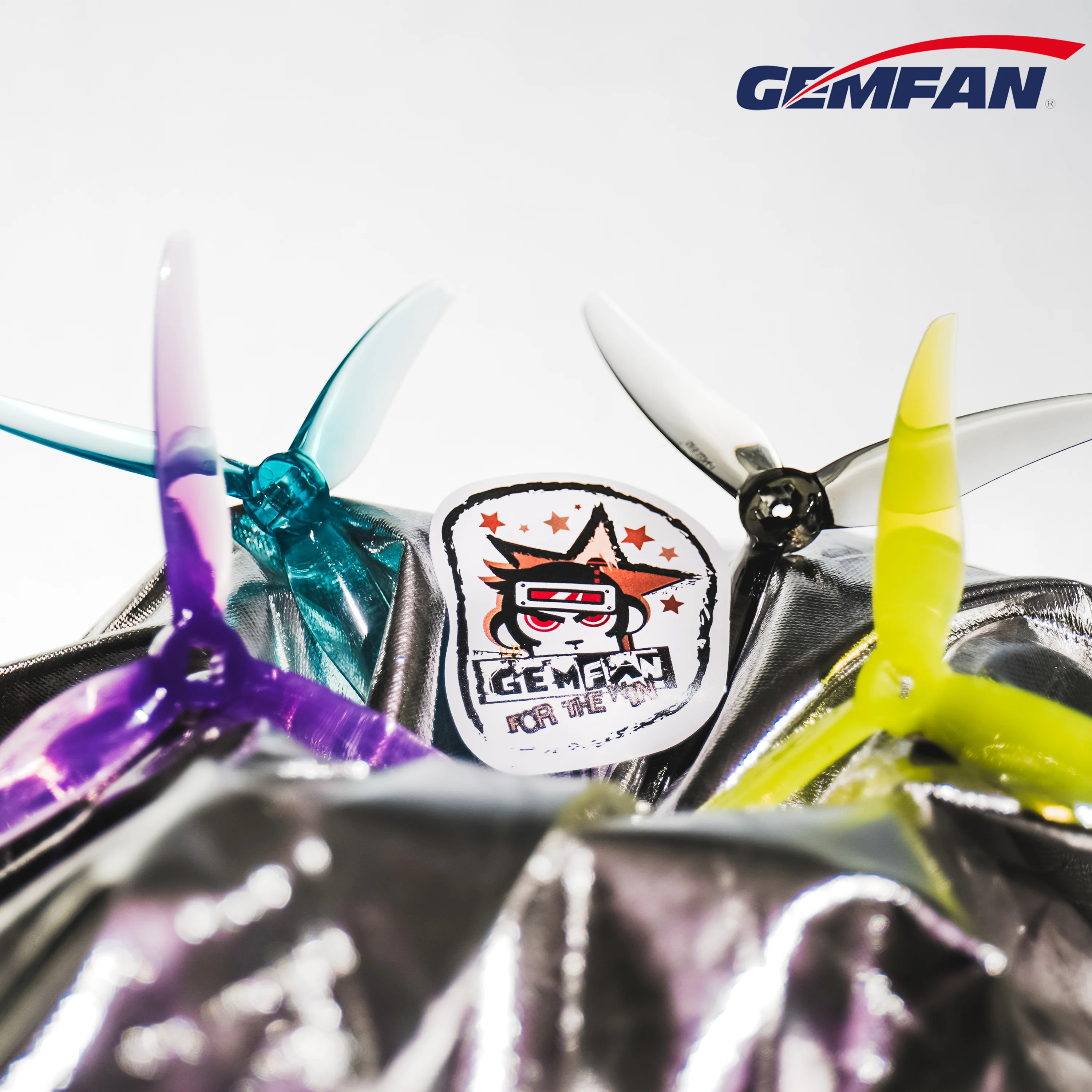 12 Paar Gemfan Hurricane 4525 4,5X2,5X3 3-Blatt PC Propeller für RC FPV Racing Freestyle 5-Zoll-Flugzeuge