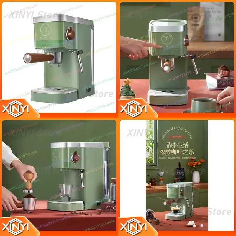 Fully Automatic Capsule Coffee Machine, Espresso & Americano Maker for Home Use, Multi-functional with Coffee Powder