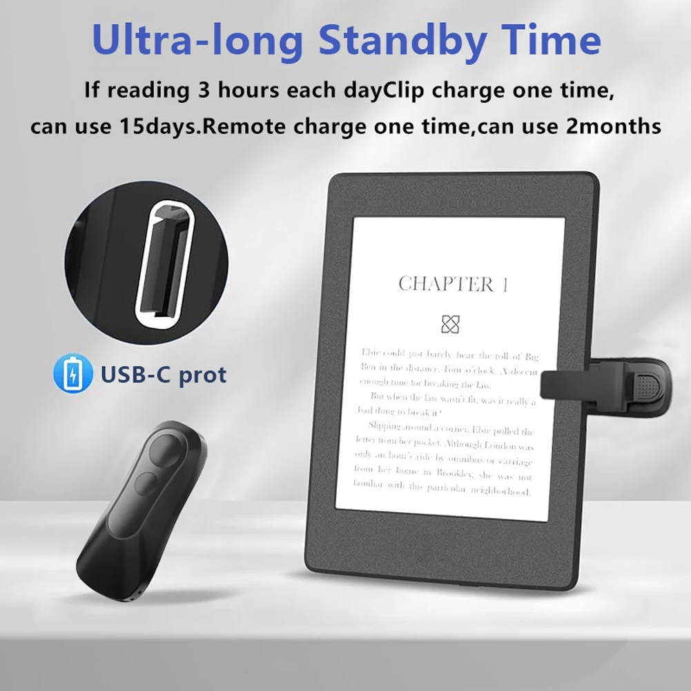 Remote Control Page Turner for Kindle Paperwhite Oasis Kobo EReaders Camera Shutter Auto Clicker Phone Screen Tapper Device