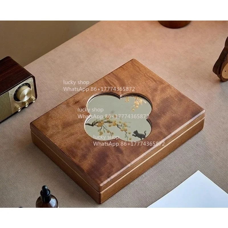 

Высококачественная изысканная коробка для хранения ожерелья и сережек большой емкости для ручных ювелирных изделий