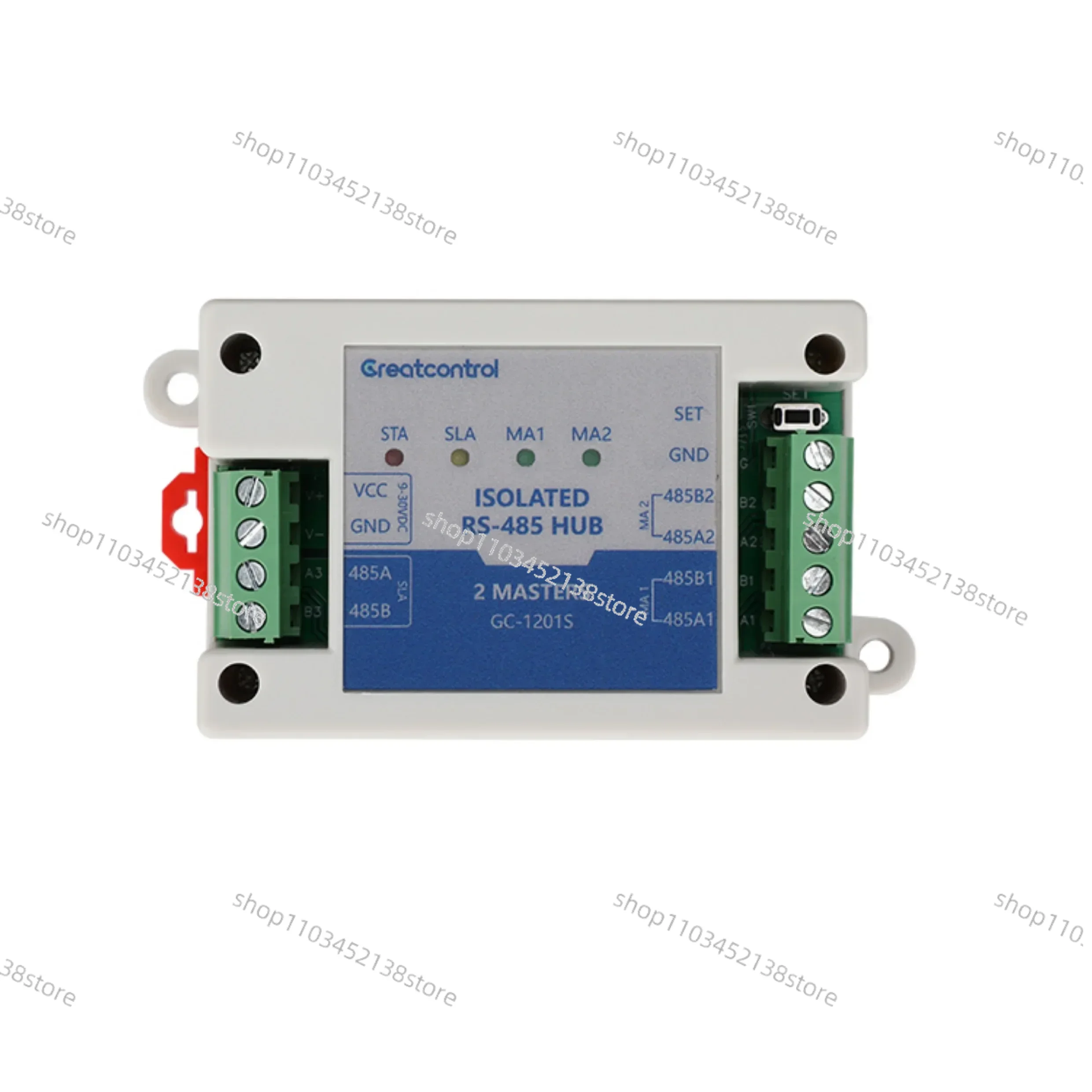 

GC-1201S Two Master and One Slave RS485 Repeater Photoelectric Isolation Modbus Dual Host Hub