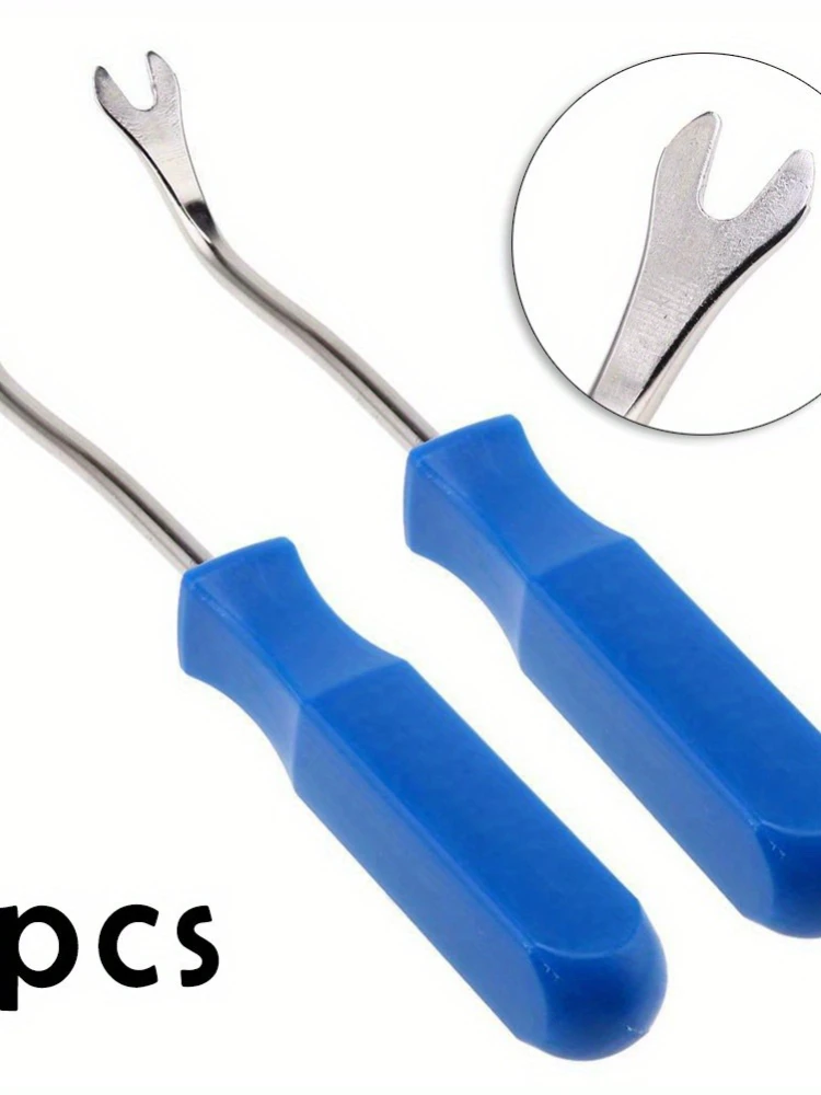 Outil de retrait de voiture bleu, fixation de panneau de garniture de porte de voiture, extracteur de clous, outil de levier ouvert, pince Ă Clip, retrait rapide