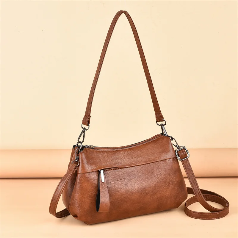 New Women's Bag Fashion Crossbody Bag Trend Large Capacity Bag Women's High-end Sense Versatile Single Shoulder Armpit Bag