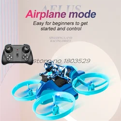 Water Land Air Amphibious Waterproof Remote Control Hovercraft Boat 2.4G 3 In 1 360° Rotate Roll Attitude Hold Headless RC Drone