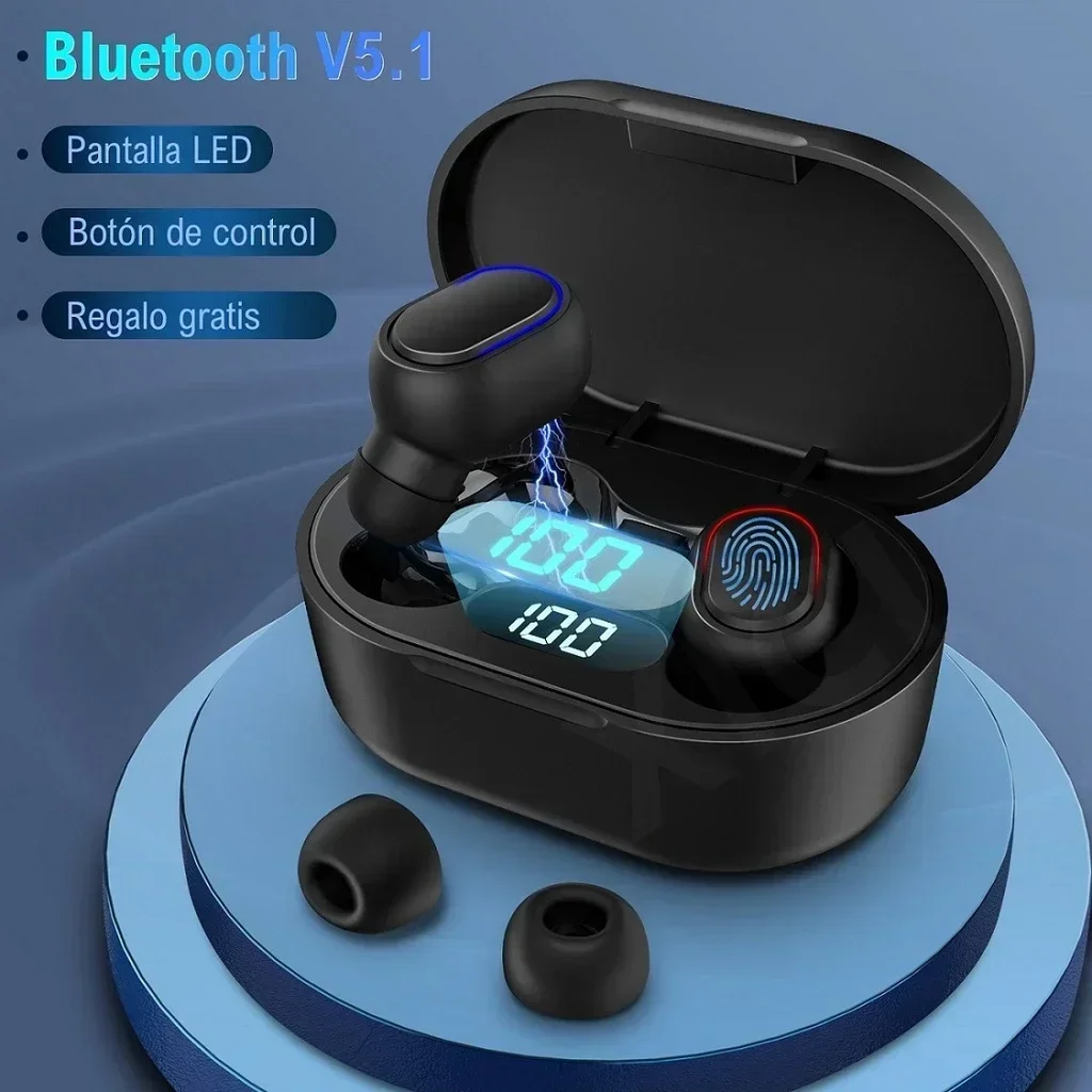 TWS-наушники E7S с поддержкой Bluetooth и сенсорным управлением