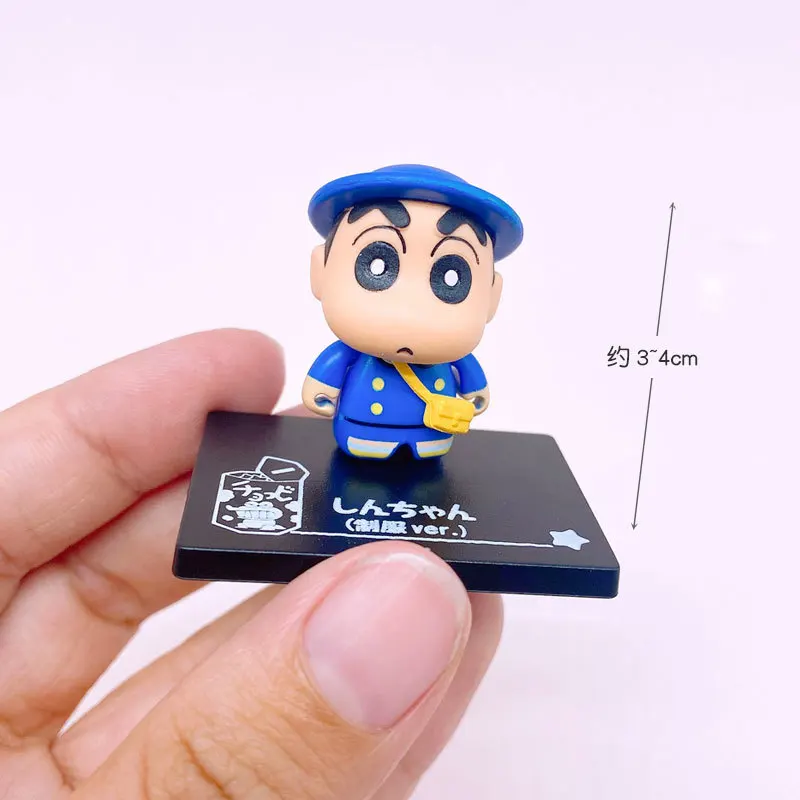 منتج جديد متوفر في المخزون بيضة ملتوية شياو شين أداي ساكورادا تشنغنان Q-النسخة ديكور سطح المكتب زي رياض الأطفال 4 تذكارية