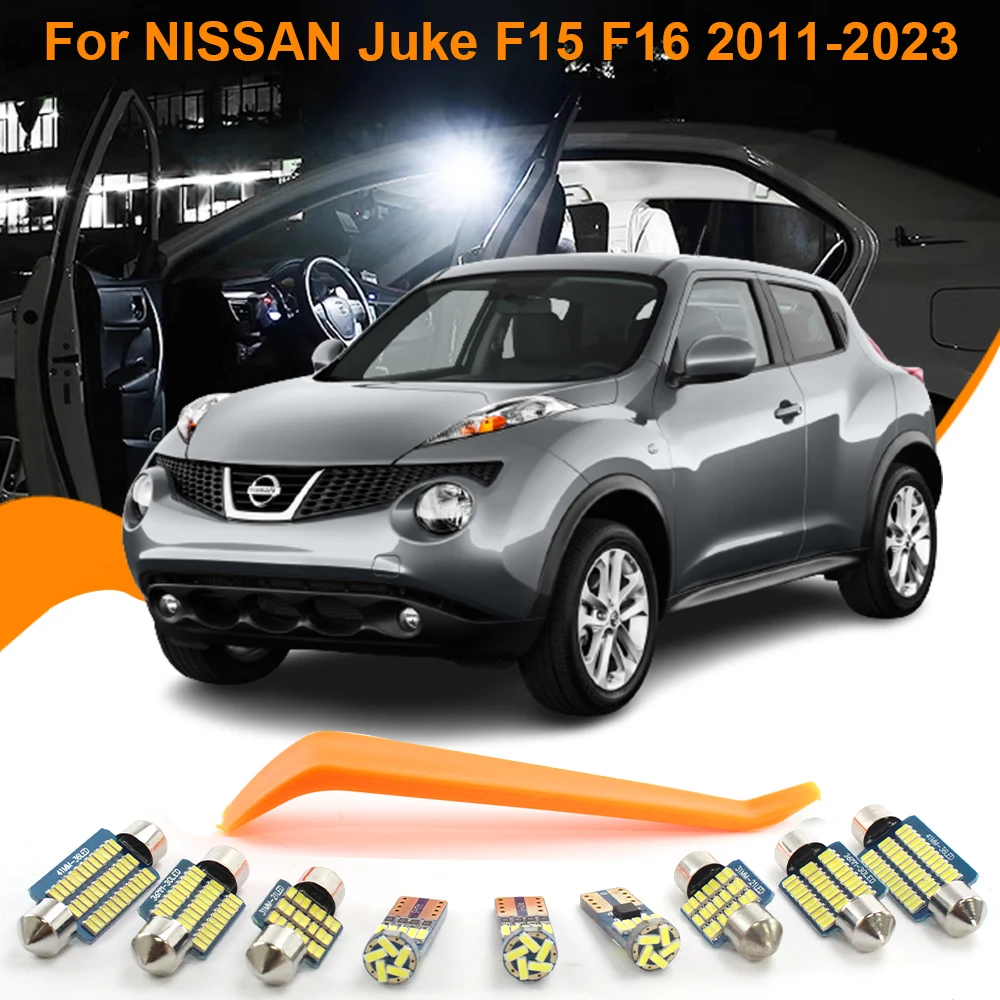 

Car LED Indoor Light Canbus For NISSAN Juke F15 F16 2011 2012 2013 2014 2015 2016 2017 2018 2019 2020 2021 2022 2023 Accessories