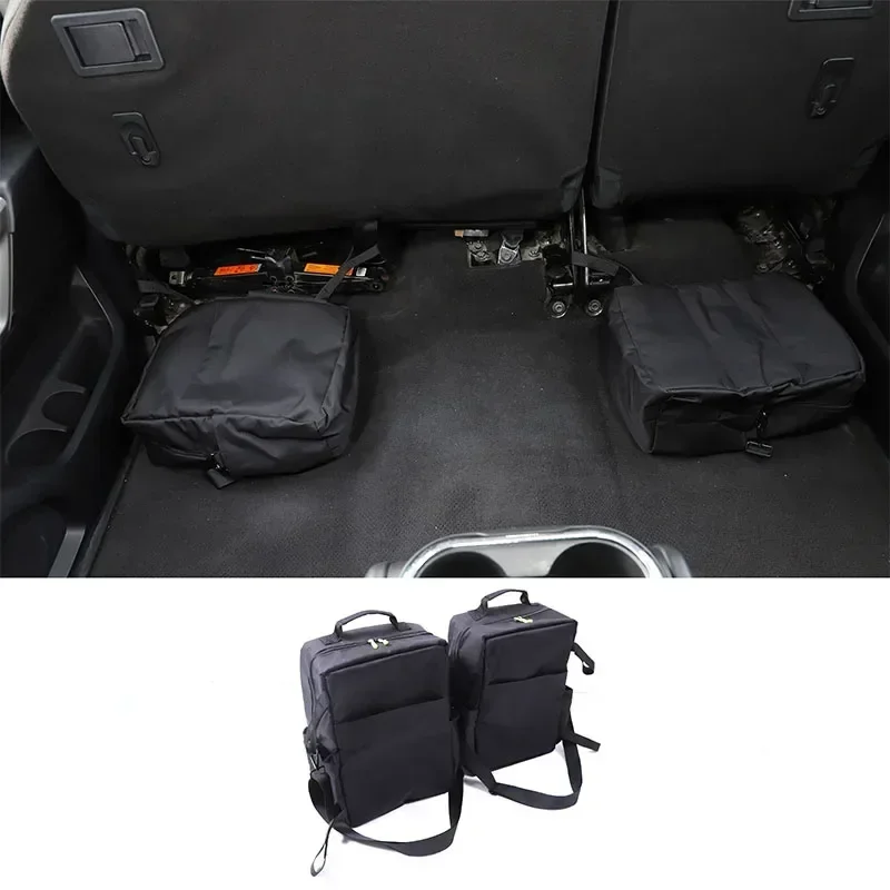 For Nissan Titan 2016-2023 Rear Underseat Organizer Tool Pockets Storage Bag Car Accessories