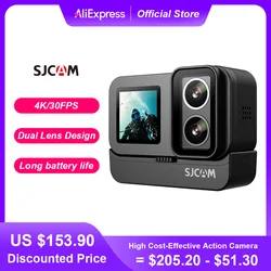 SJCAM SJ20 4K Anti-Shake Action Camera Dual Lens Waterproof 5G WiFi Touch Screen Motion Detection Multifunctional Sports Cam