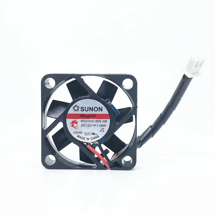 New SUNON Maglev DC12V 1.08W 4010 40mm 40x40x10mm Cooling Fan 4CM ME40101V1-000C-A99 For 3D Printer North Bridge Chip Fan 2pin