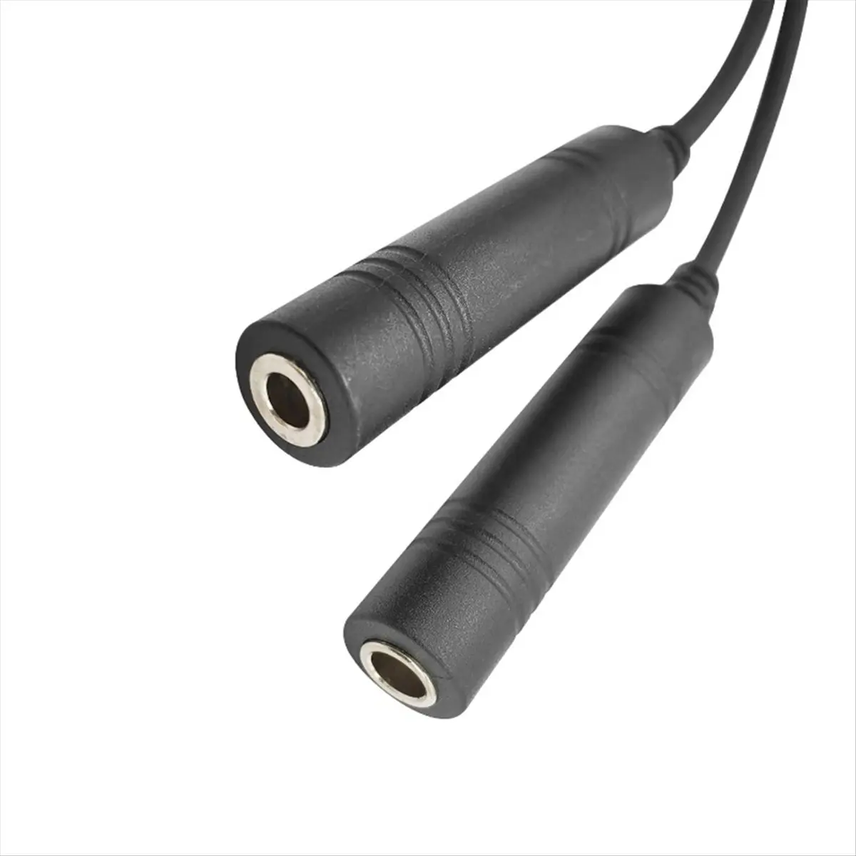 （Gift Idea）GA Dual Plugs Aviation Headphone to 2-Pin Pilot Headset Connector Convert Cable for UV-5R 888S