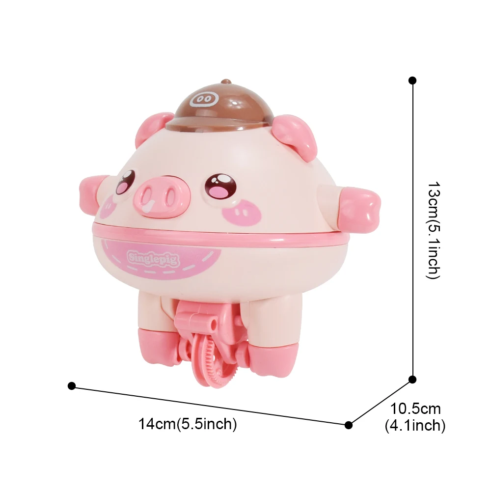 Children's Rolling Balance Game Novel Rope Walking Unicycle Acrobatics Rolling Balance Pig - Fun Activity for Kids