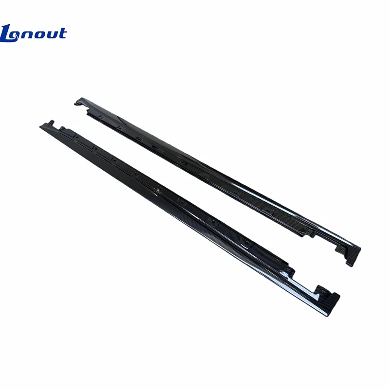 Suitable New for Bentley Flying Spur, Modified with OEM-style Dry Carbon Fiber Side Skirts and Flying Spur Body Kit
