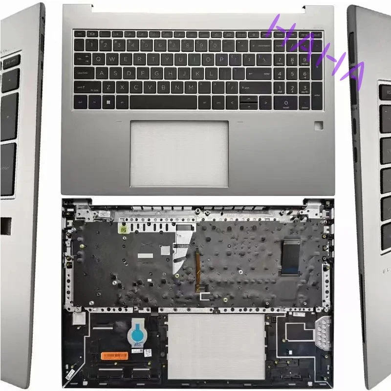 a-us-uk-sp-la-パームレストアッパーケース-us-バックライトバックライト付きキーボード-hp-elitebook-865-860g9-g10-g11-シルバーカラー用