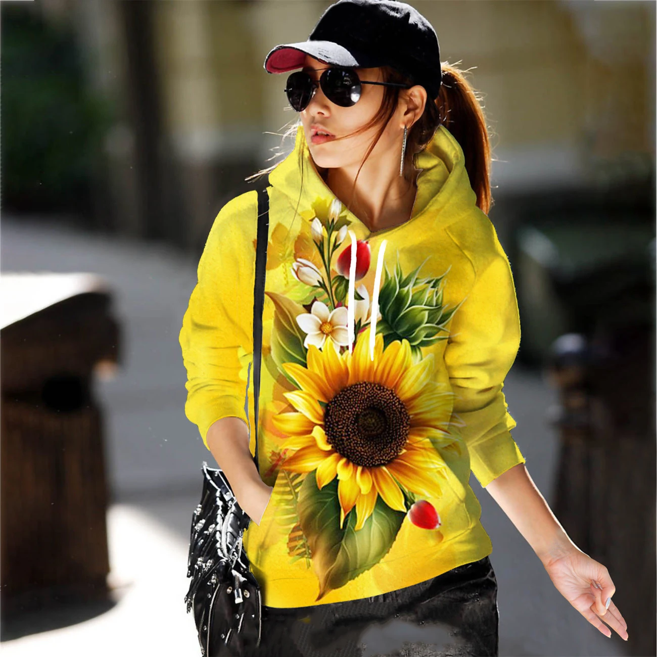 Autumn Butterfly Flower 3D Print Hoodies Men Women Fashion Casual Sweatshirts Oversized Hoodie Pullovers Tracksuit Clothing