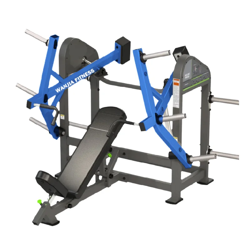 Plate Loaded Steel Gym Fitness Sets Body Building Incline Chest Press Machine for Arm Leg Workout with Safety Features