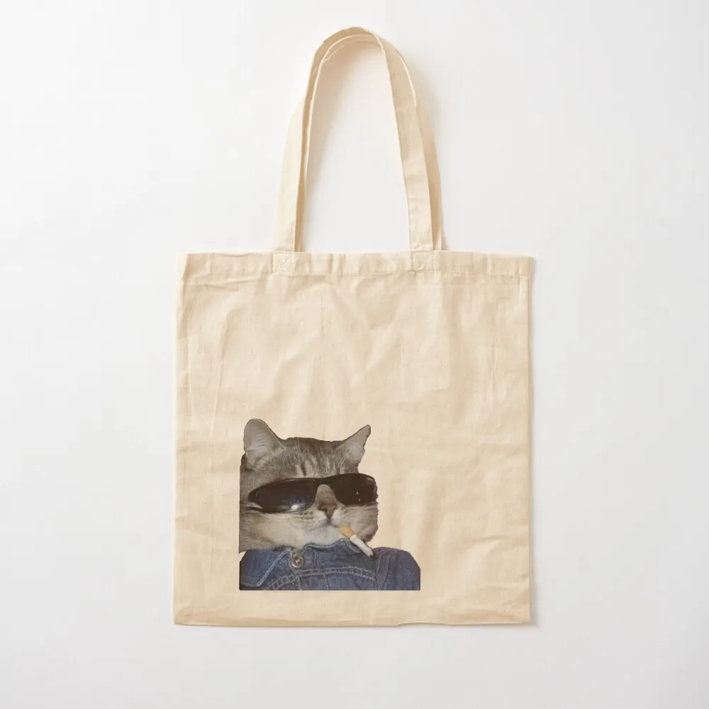 

cool cat Tote Bag tote bag custom bags large size bags Canvas Tote Bag
