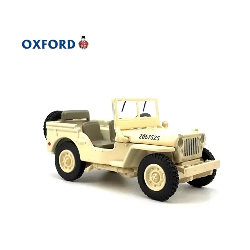 for OXFORD Diecast 1:76 Willis MB 1943 Military Vehicle Alloy Car Model Finished Product Simulation Toy Static Model