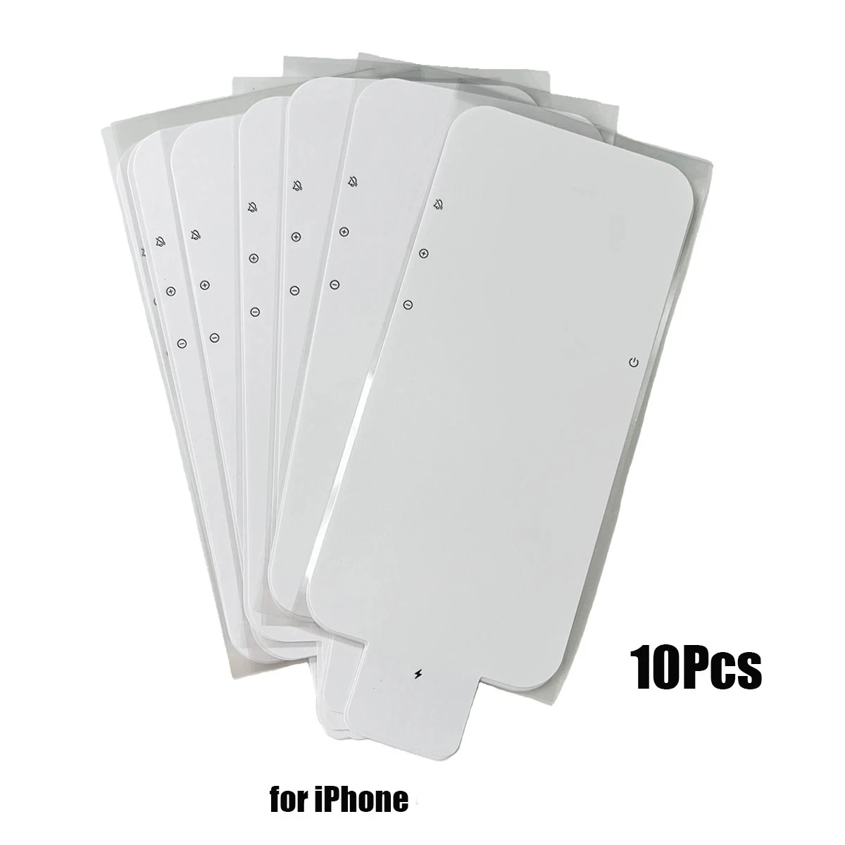 10PCS New CellPhone Screen Refurbished Protector Package Sticker For iPhone 16 15 14 13 12 Pro Max Front Protective Factory Film